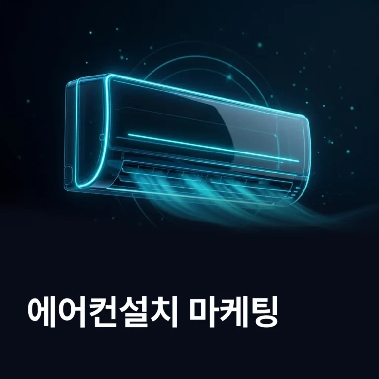 에어컨설치 마케팅 업체 — 에이치디엠