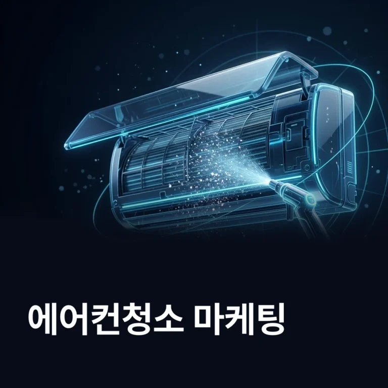 에어컨청소 마케팅 업체 — 에이치디엠