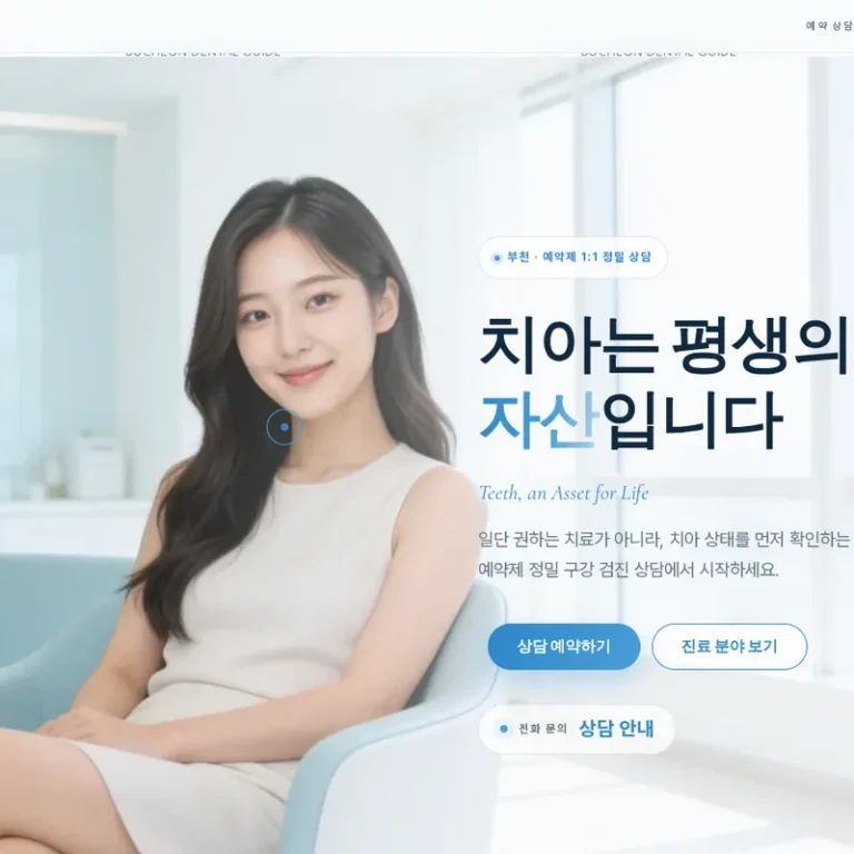 치과 홈페이지 제작 업체 — 에이치디엠