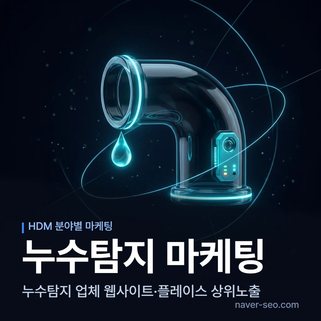 누수탐지 마케팅 업체 — 에이치디엠