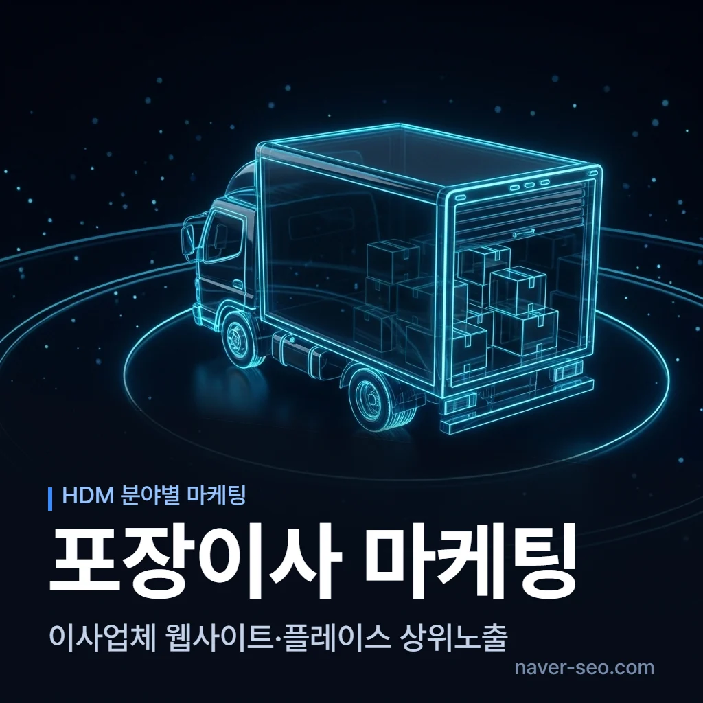 포장이사 마케팅 업체 — 에이치디엠