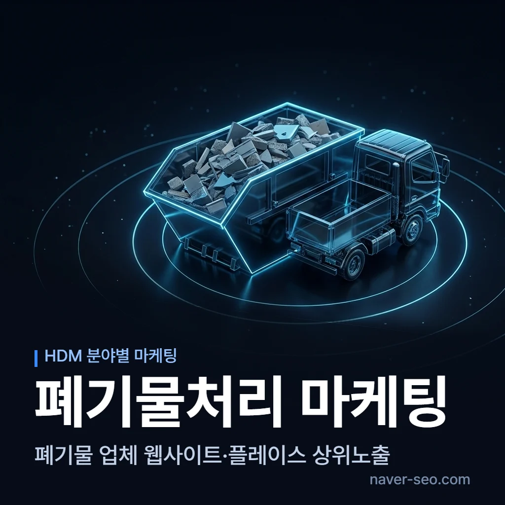 폐기물처리 마케팅 업체 — 에이치디엠